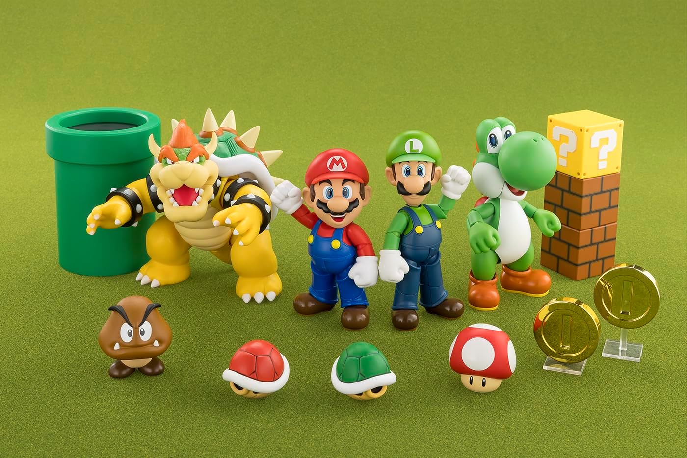 Bandai Namco S.H. Figuarts: Mario (Super Mario) - Figure Articolata 16cm Tamashi Nations