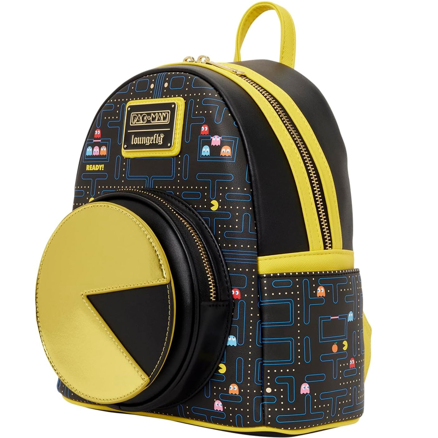 Loungefly Funko PAC-MAN Glow – Mini Zaino Ufficiale PAC-MAN Backpack