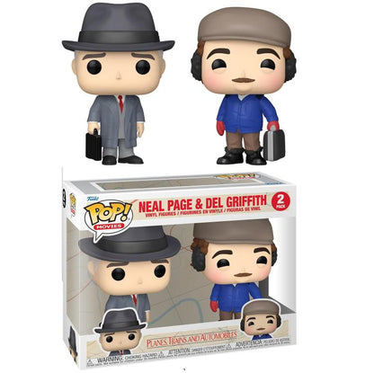 Funko Pop ! Planes. Trains And Automobiles (2 Pack) Neal Page & Del Griffith