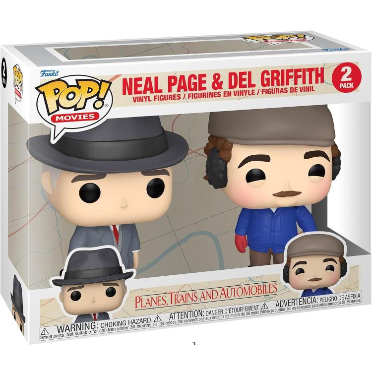 Funko Pop ! Planes. Trains And Automobiles (2 Pack) Neal Page & Del Griffith