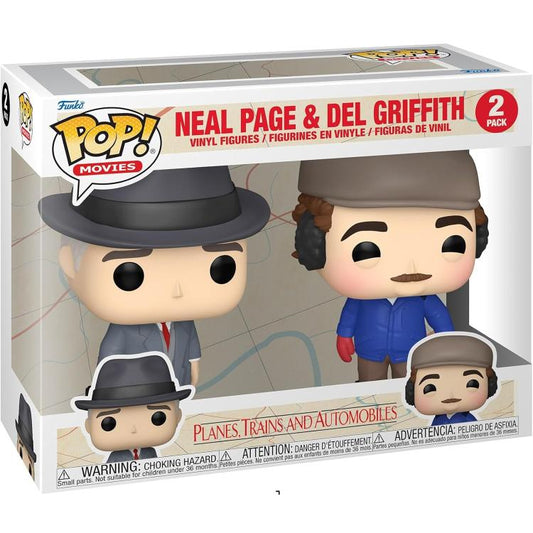 Funko Pop ! Planes. Trains And Automobiles (2 Pack) Neal Page & Del Griffith