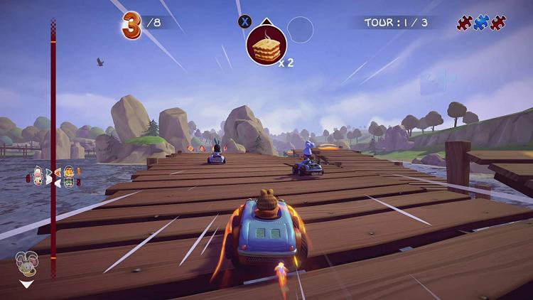 Garfield Kart Furious Racing Ps4 Videogioco Italiano Nuovo Play Station 4