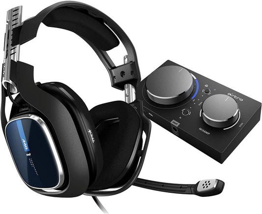 ASTRO A40 TR GAMING HEADSET GEN. 4 + MIXAMP PRO TR CUFFIE PS4 PS5 PC MAC NERO
