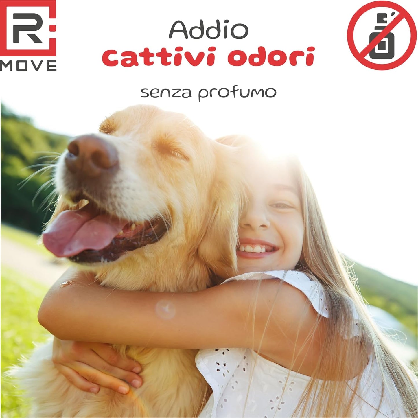R MOVE Sacchetti Cane Cacca 810 pz (54 Rotoli) - Sacchettini Igienici Per Cani - Buste 30x23 Resistenti Dog