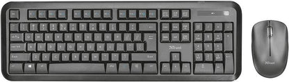 Trust Kit Tastiera Nova E Mouse Wireless Set Accessori Computer Pc Portatile