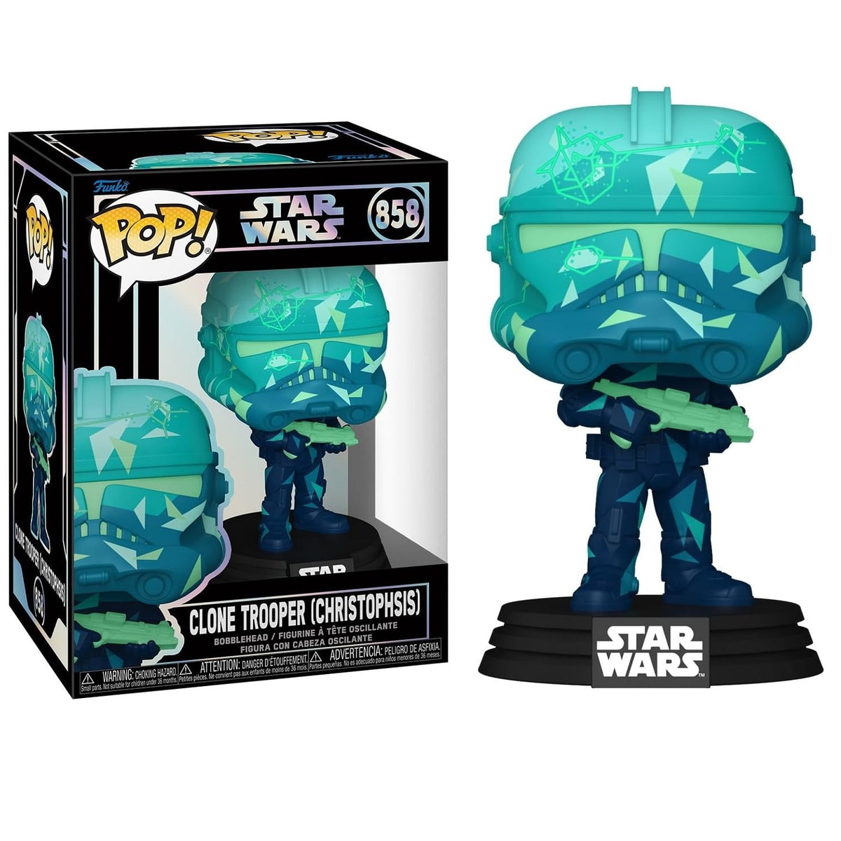 Funko Pop! Star Wars - (858) Clone Trooper (Christophsis) Premium Figure - 9cm