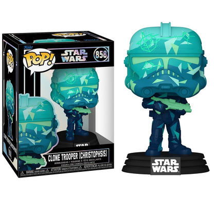 Funko Pop! Star Wars - (858) Clone Trooper (Christophsis) Premium Figure - 9cm
