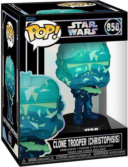 Funko Pop! Star Wars - (858) Clone Trooper (Christophsis) Premium Figure - 9cm