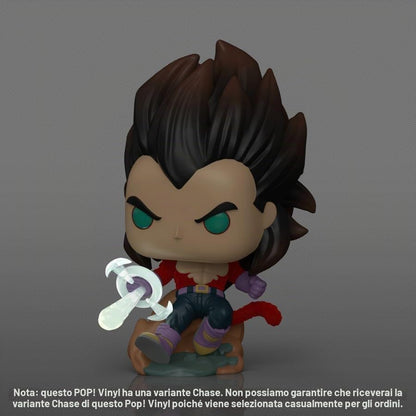 Funko Pop ! Animation Dragon Ball Gt - (2078) Super Saiyan 4 Vegeta (Flocked) - Figure 9Cm