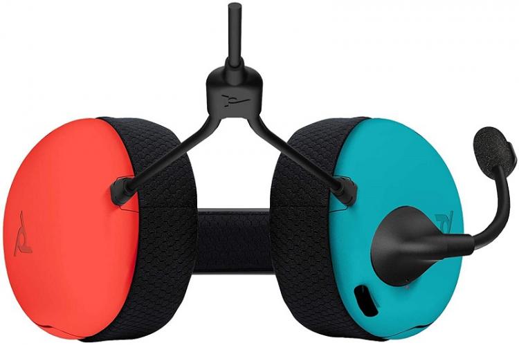 CUFFIE PDP NINTENDO SWITCH UFFICIALI CONTROLLER LVL40 WIRED HEADSET BLUE/RED