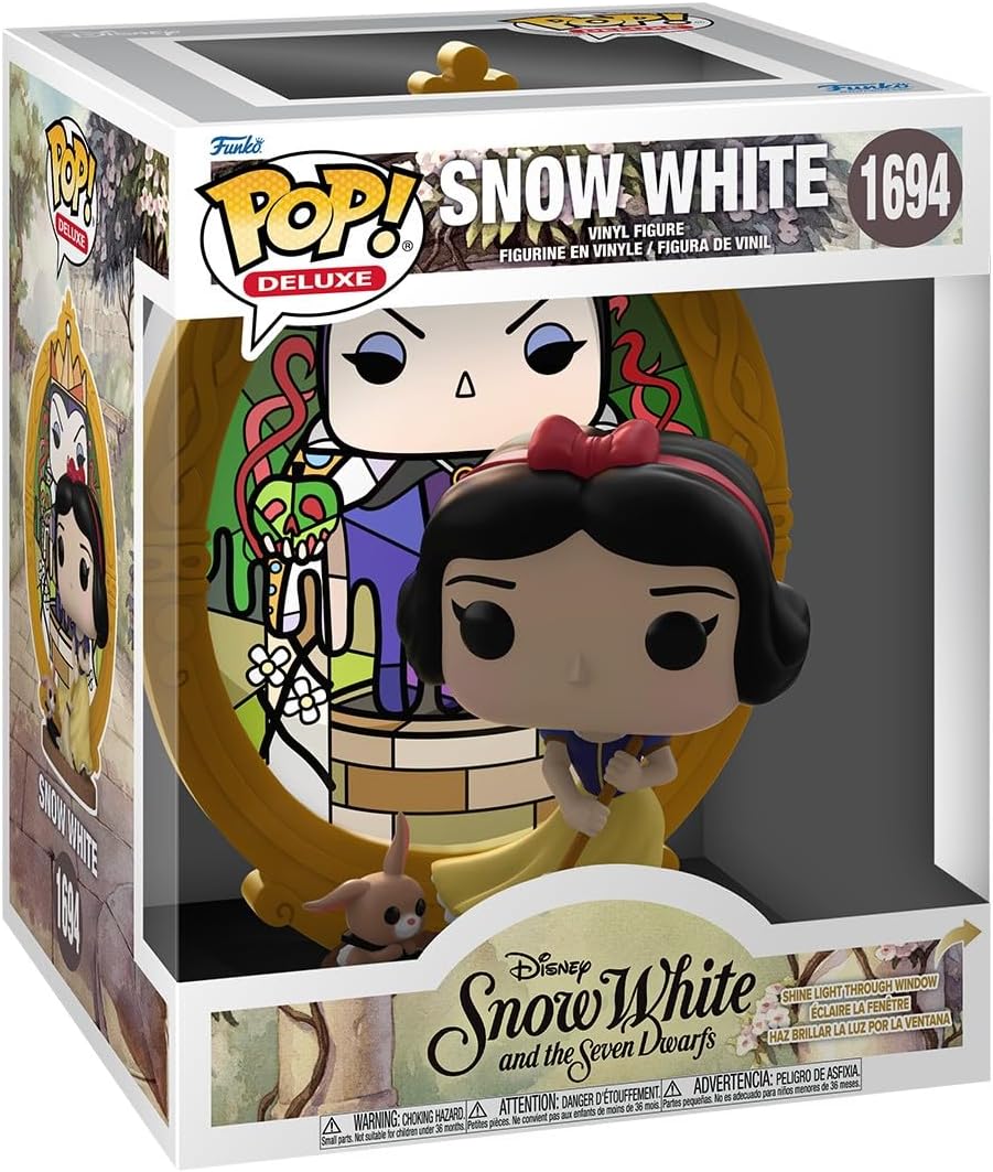 Funko Pop! Deluxe: Disney Snow White And The Seven Dwarfs (1694) Snow White (Glass) Vinyl Figure 15cm