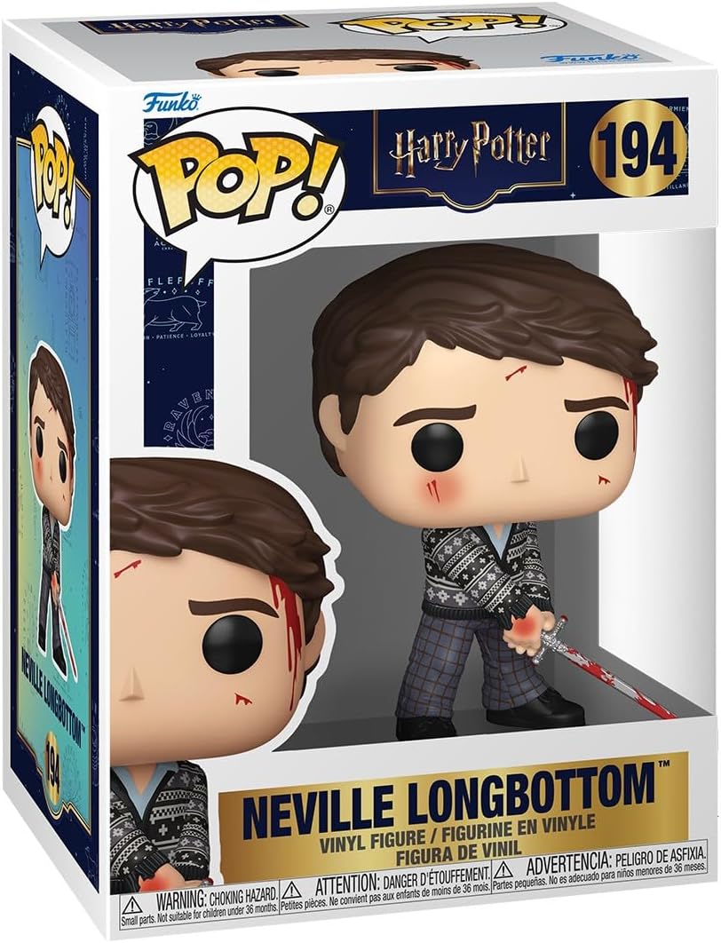 Funko Pop ! Harry Potter - (194) Neville Longbottom w/Sword Figure 9cm