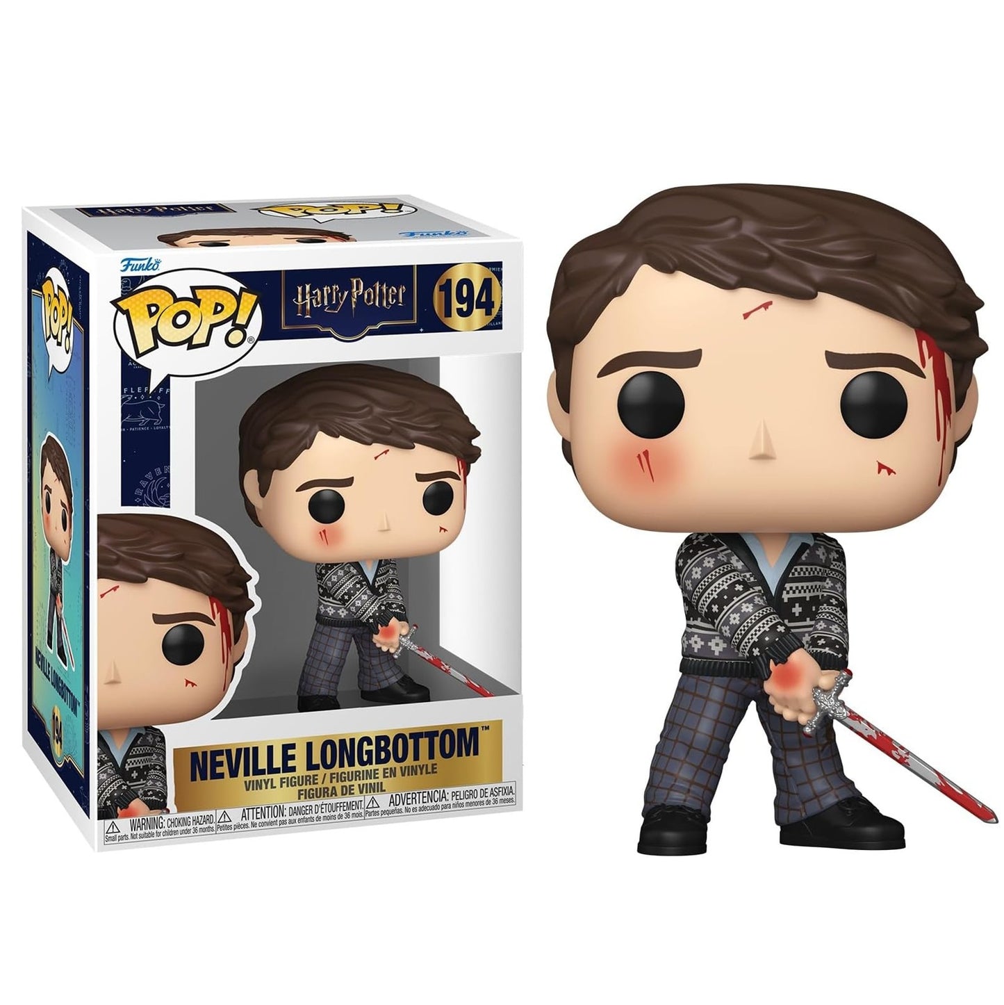 Funko Pop ! Harry Potter - (194) Neville Longbottom w/Sword Figure 9cm