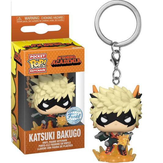 Funko Pop Pocket Keychain My Hero Academia (Katsuki Bakugo) Key Portachiavi