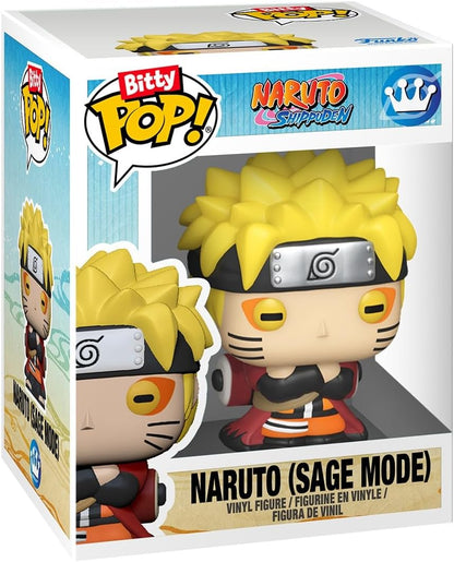 Funko Bitty Pop! Display Shelf Naruto Shippuden: Hidden Leaf + 2 Mini Vinyl Figure (Rock Lee & Naruto)