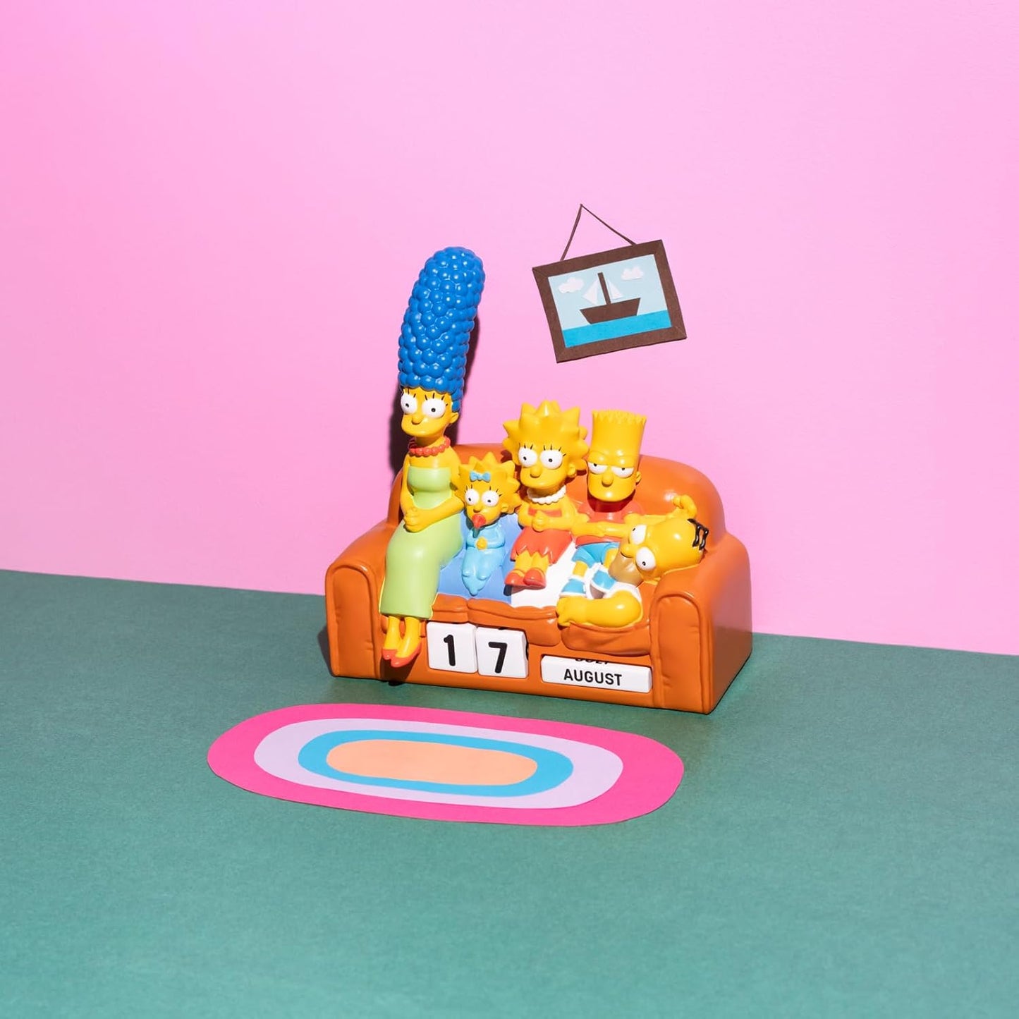 The Simpson Calendario 3D Perpetuo Da Tavolo Figure PVC Simpsons 16cm