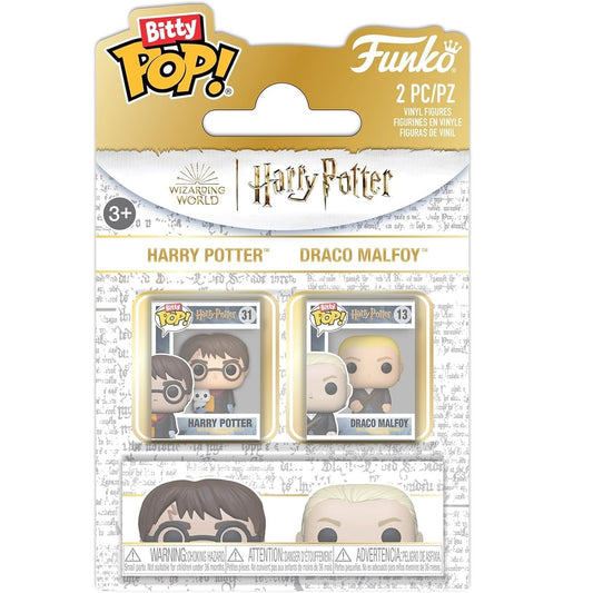 Funko Bitty Pop ! Harry Potter - Harry Potter (31) & Draco Malfoy (13)