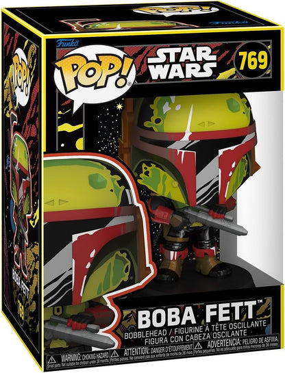 Funko Pop ! Movies - Star Wars (769) Boba Fett (Retro) Vinyl Figure 9cm