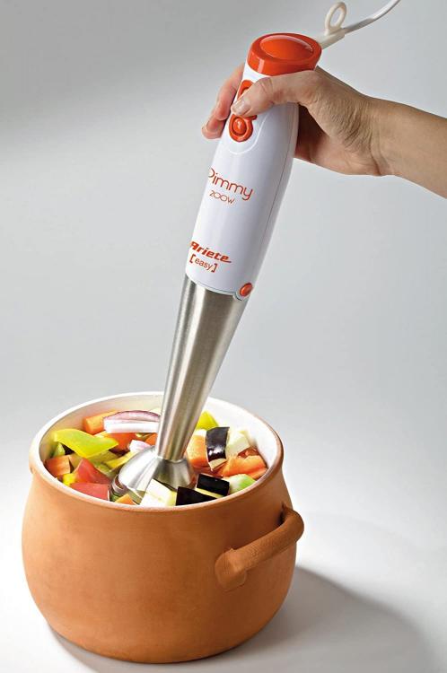 ARIETE FRULLATORE AD IMMERSIONE LAMA IN ACCIAIO 200W COCKTAIL FRULLATI PIMMY