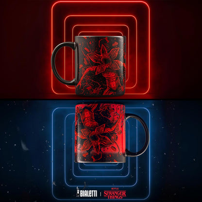 Bialetti - Tazza in Ceramica Stranger Things Termo Sensibile Mug 300 ml