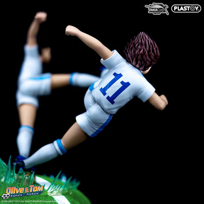 Plastoy Oliver Hutton e Tom Becker - Golden Twin Shoot Statua in Resina 3 cm Captain Tsubasa - Ozora Holly e Benji