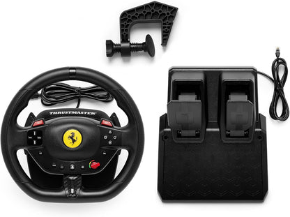 Thrustmaster Volante T98 Ferrari 296 GTB + Pedaliera Ps5/Ps4 Pc Nuovo F1