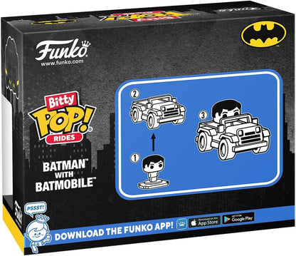 Funko Bitty Pop! Rides: DC Universe - Armored Batman & Batmobile Mini Figure 5cm