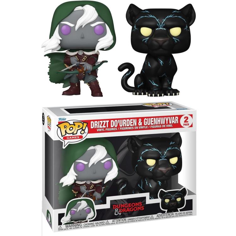 Funko Pop ! Games Dungeons & Dragons - (2 Pack) Drizzt & Guenhwyvar Vinyl Figure