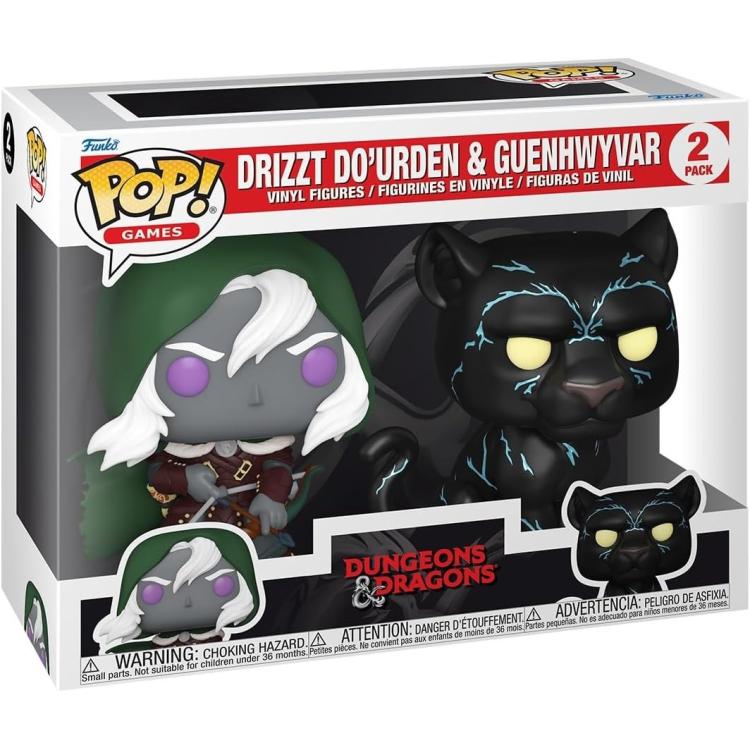 Funko Pop ! Games Dungeons & Dragons - (2 Pack) Drizzt & Guenhwyvar Vinyl Figure
