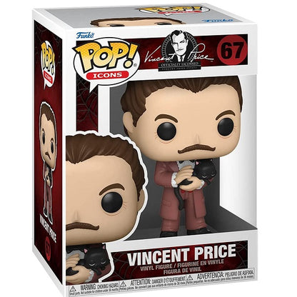 Funko Pop Icons 67 Vicent Price Actor Horror Vinyl Figure Edward Mani Di Forbice