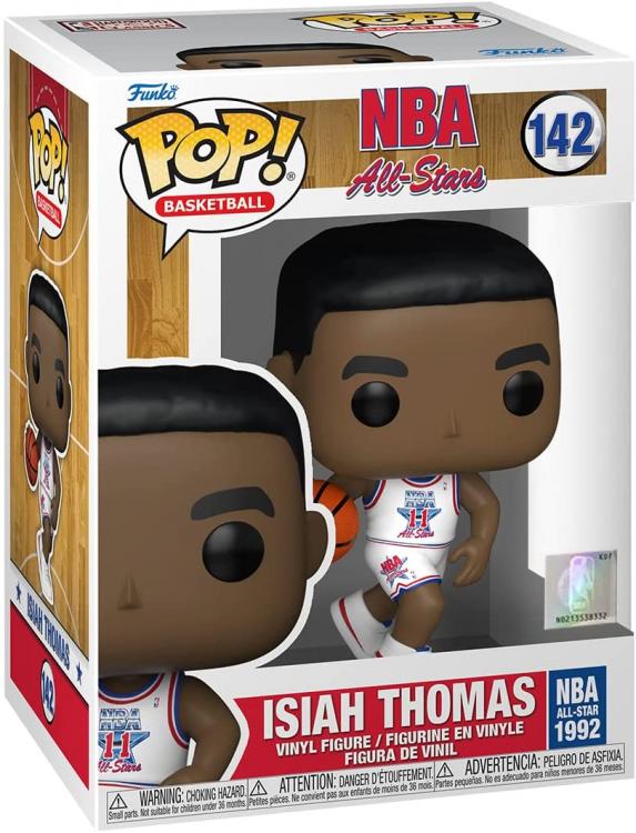 Funko Pop Nba All-Stars - (142) Isiah Thomas Figure (1992) Vinyil Usa Champions
