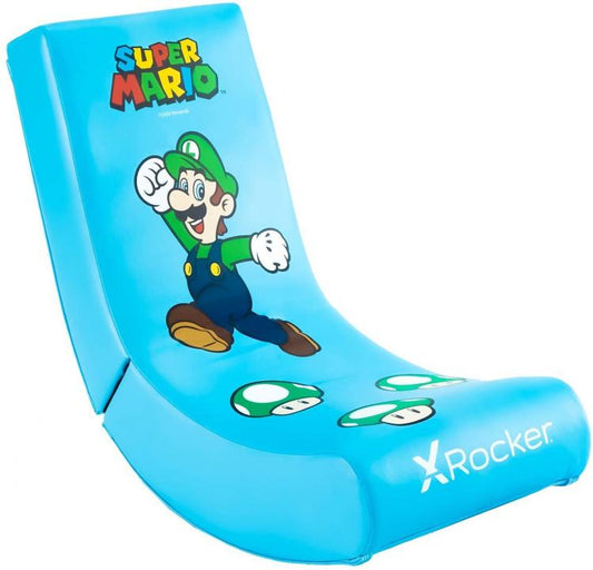 Sedia Gaming X Rocker Nintendo Pieghevole Super Mario All-Star Luigi Chair