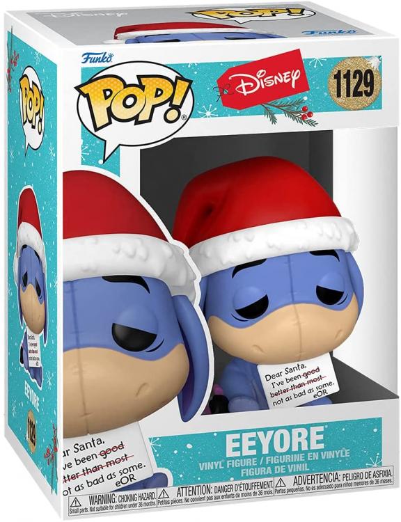 Funko Pop Disney 1129 Eeyore Vynil Holiday Bobble Head Figure 21 Disponibile Pvc
