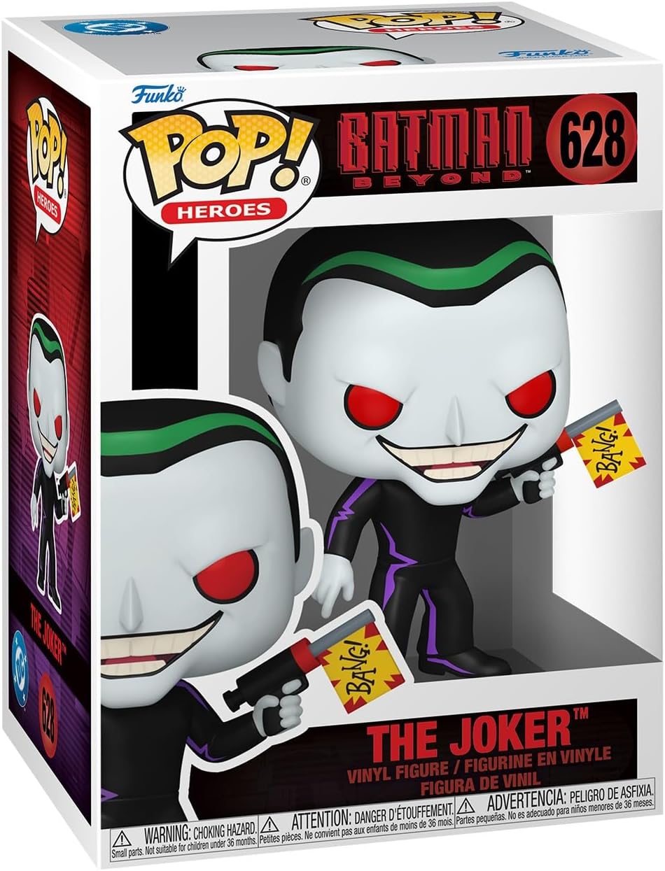 Funko Pop! Heroes: Batman Beyond (628) The Joker w/ Gun - Vinyl Figure 9cm