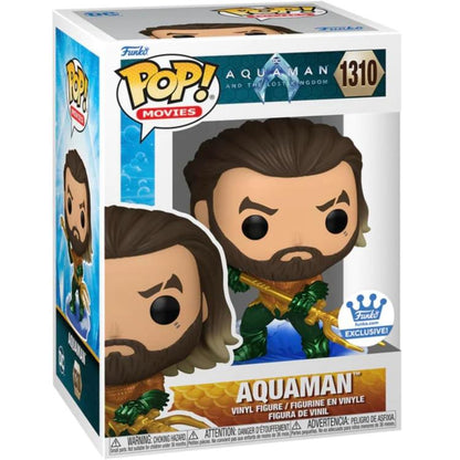 Funko Pop ! Movies - Aquaman The Lost Kingdom (1310) Aquaman Exlusive Figure 9Cm