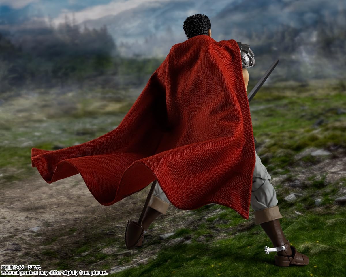 Bandai S.H. Figuarts: Berserk Guts The Band of The Hawk - Figure Articolata 16cm