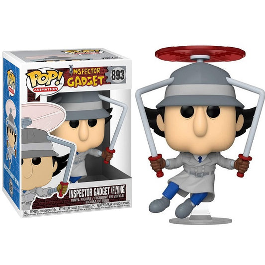 Funko Pop ! Animation - (893) Inspector Gadget (Flying) Figure Ispettore Vinyil