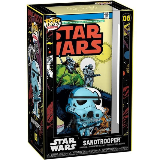 Funko Pop ! Comic Covers - Star Wars (06) Sandtrooper Vinyl Figure 28Cm Statua
