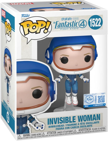 Funko Pop! Marvel: The Fantastic 4 First Steps (1522) Invisible Woman (Special Edition) Bobblehead Vinyl Figure 9cm