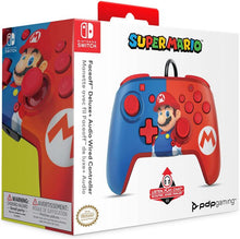 Pdp Nintendo Switch Controller Faceoff Deluxe + Audio Joystick Cablato Pad Mario