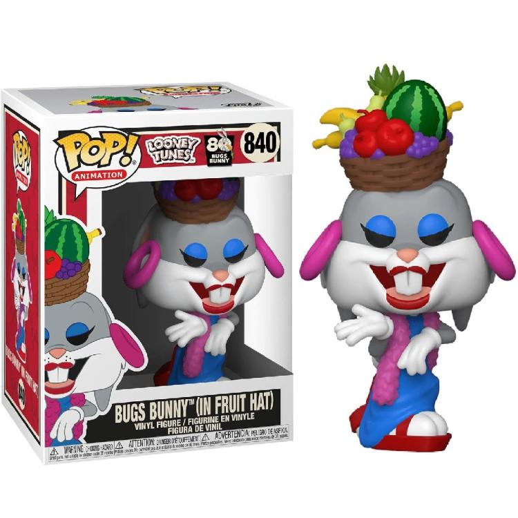 Funko Pop ! Looney Tunes 80Th Anniversary : Bugs Bunny (840) (In Fruit Hat)