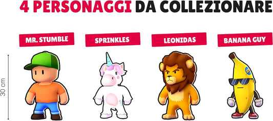 Peluche Sprinkles Stumble Guys 30 cm – Rocco Giocattoli, Pupazzo Giocattolo Toys Plush