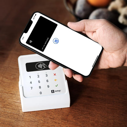 Sumup Air Lettore Carte Di Credito Bt Nfc POS Mobile Contactless Visa / Maestro