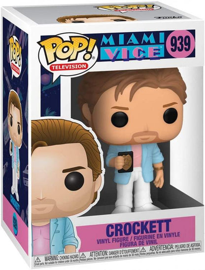 Funko Pop Movies Crockettmiami Vice 939 Vinyl Action Figure Television Statuetta