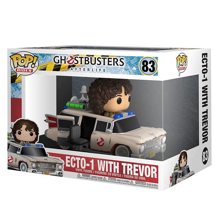 Funko Pop Ghostbusters Afterlife 83 Ecto-1 With Trevor 18Cm Vinyl Figure W.B.