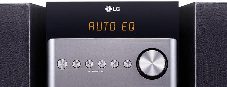 Lg Micro Hi-Fi Cm1560 2.0Ch 10W Bluetooth Sistema Audio Cd Wma Mp3 Usb Dvd Nero