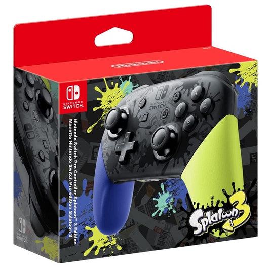 Switch Pro Controller Pad Nintendo Switch Edizione Splatoon 3 Pad Blu/Giallo