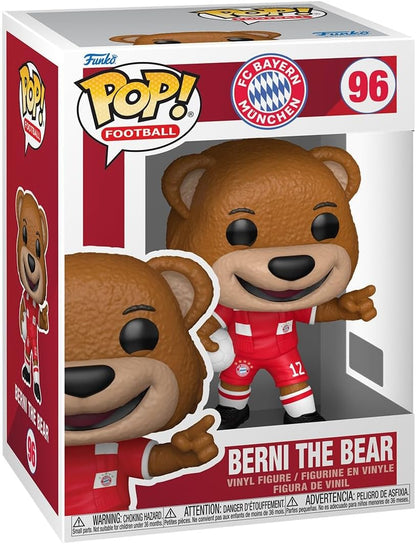 Funko Pop! Football: FC Bayern Munchen (96) Berni The Bear - Vinyl Figure 9cm Mascotte