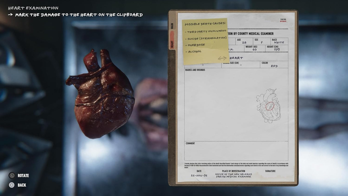 Autopsy Simulator Ps5 Gioco Horror Multilingua Eu Gioco Playstation 5 Nuovo