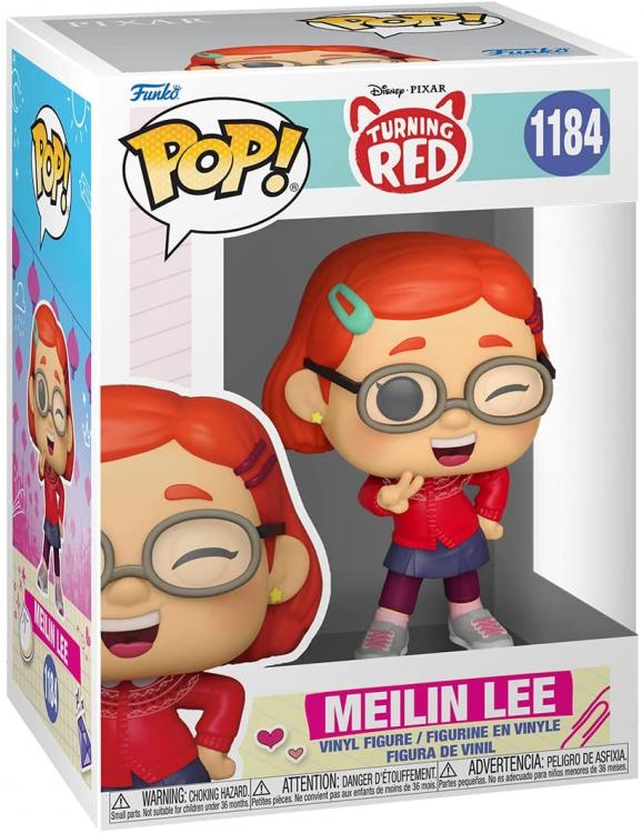 Funko Pop Disney Pixar Turning Red Meilin Lee ( 1184 ) Vinyl Figure Panda Rosso